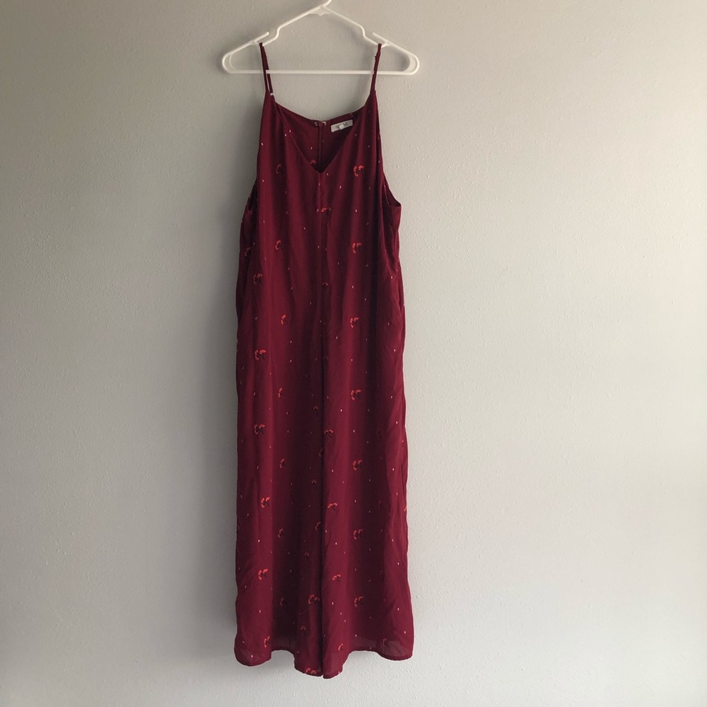Wide leg jumpsuit